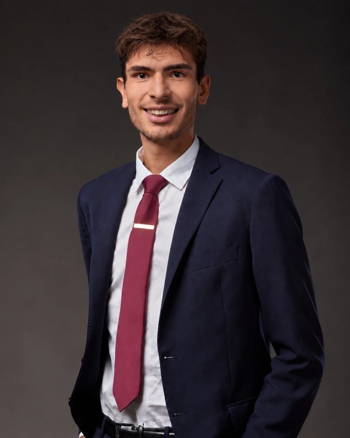 Mattia Stuardi al lavoro